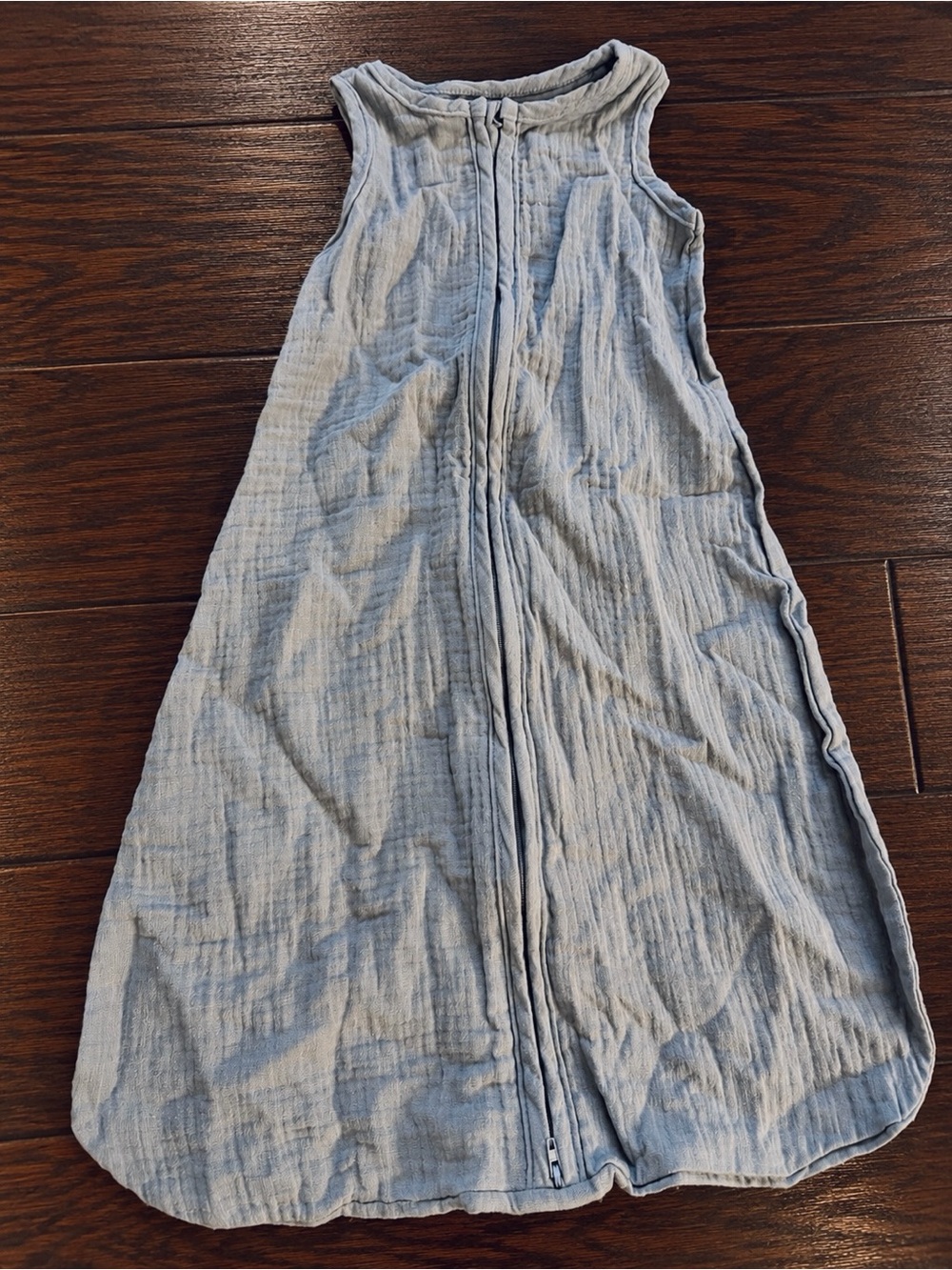 Baby Gray Muslin Gauze Zip Sleep Sack Sleeveless Neutral 🌿 3/$20 🌿
